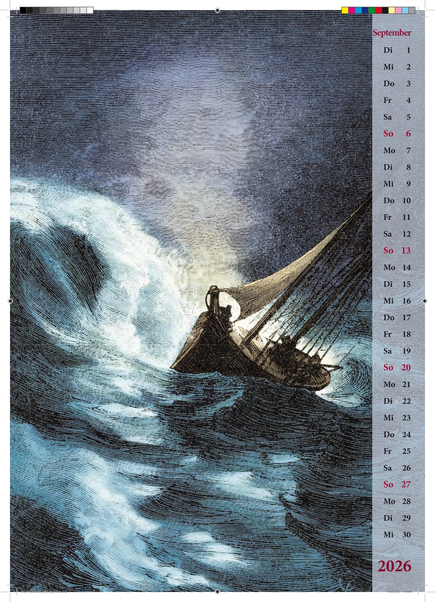 Jules Verne Kalender 2026