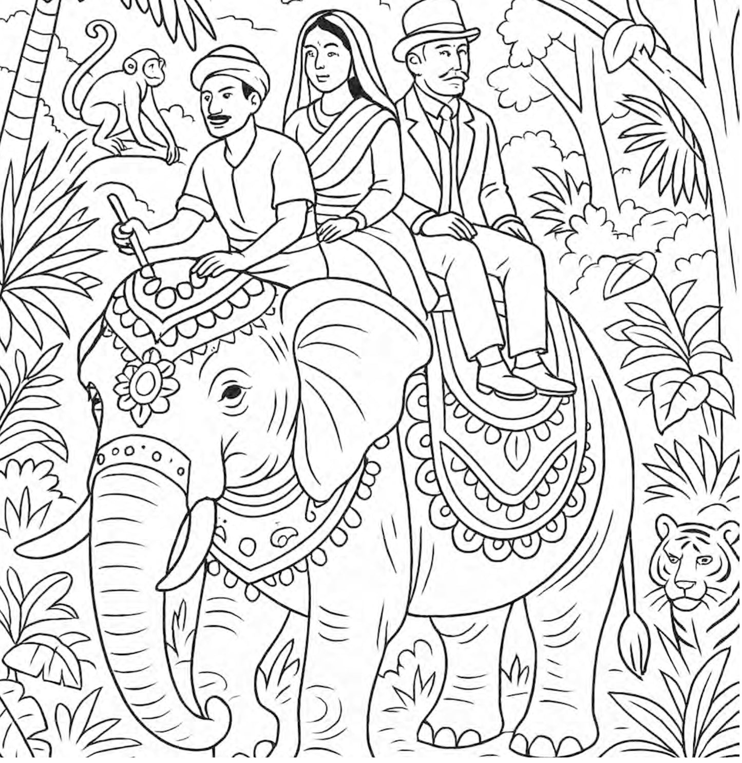 Jules Verne: Reise um die Welt in 80 Tagen. Malbuch für Kinder und Erwachsene